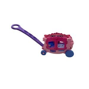 Fisher-Price Little People Pink Princess Carriage Stroller Wagon Toy